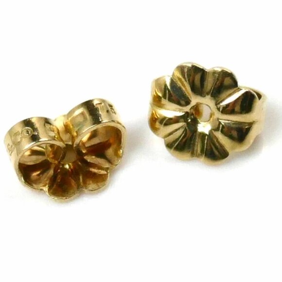 Tiffany & Co. Interlocking Circle Drop Stud Earrings Silver 925 & 18k Go - Picture 4 of 6